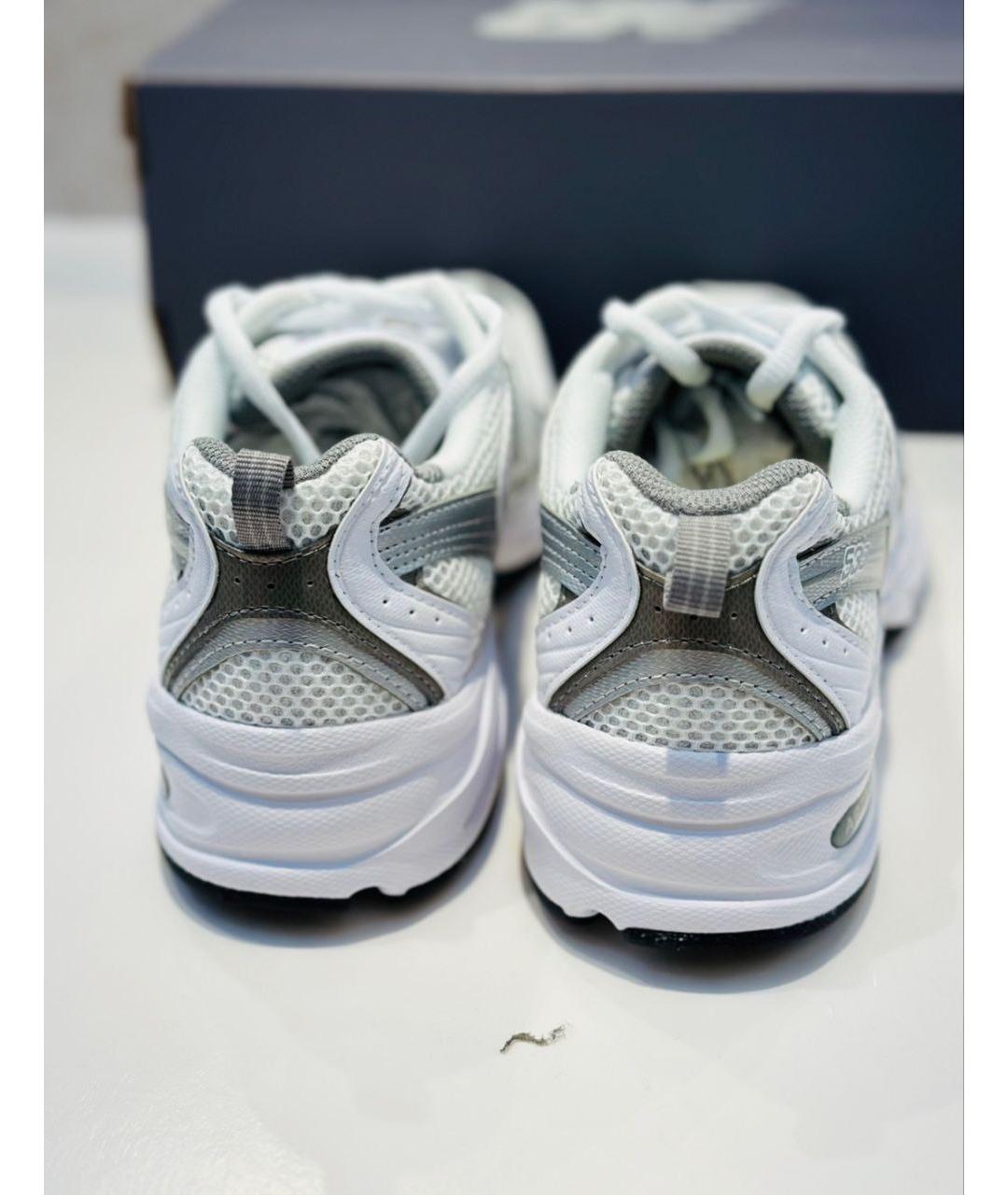 NEW BALANCE Серебряные кроссовки, фото 4