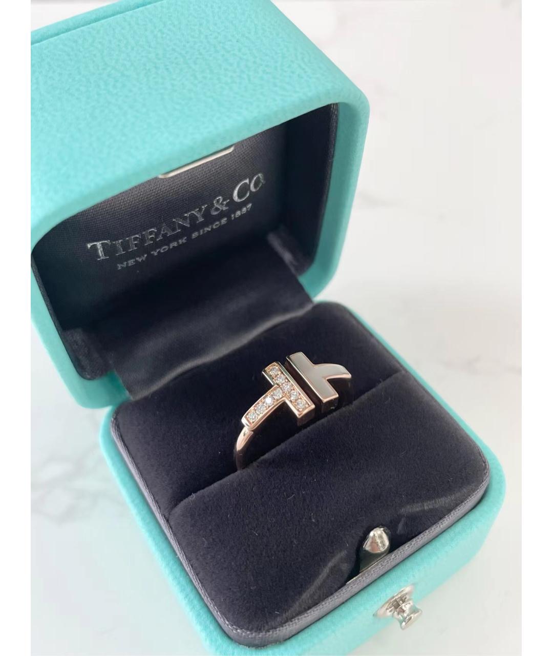 TIFFANY&CO Белое кольцо из розового золота, фото 5
