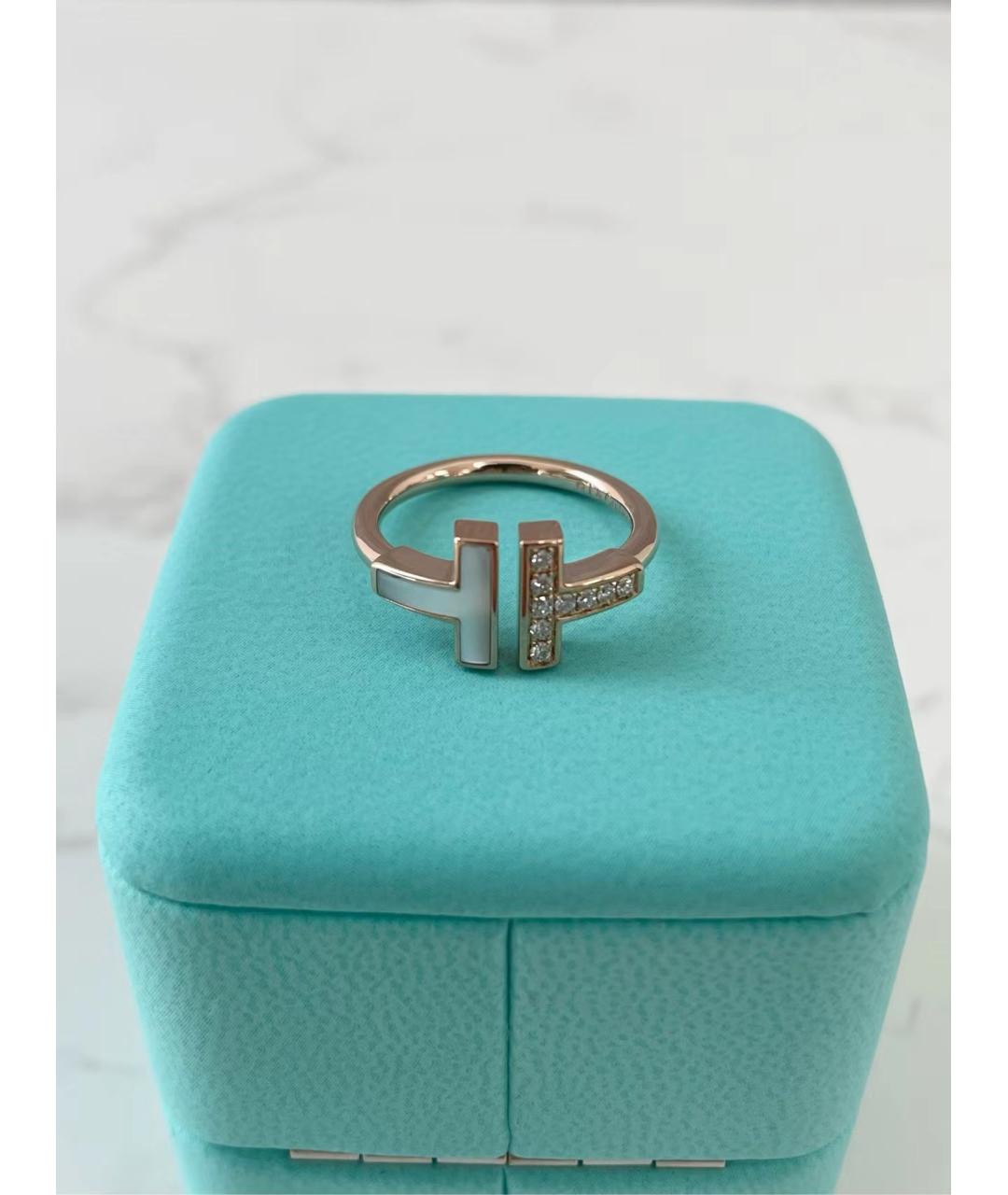 TIFFANY&CO Белое кольцо из розового золота, фото 2