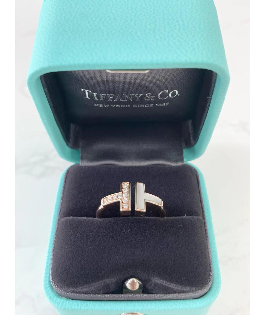 TIFFANY&CO Белое кольцо из розового золота, фото 4