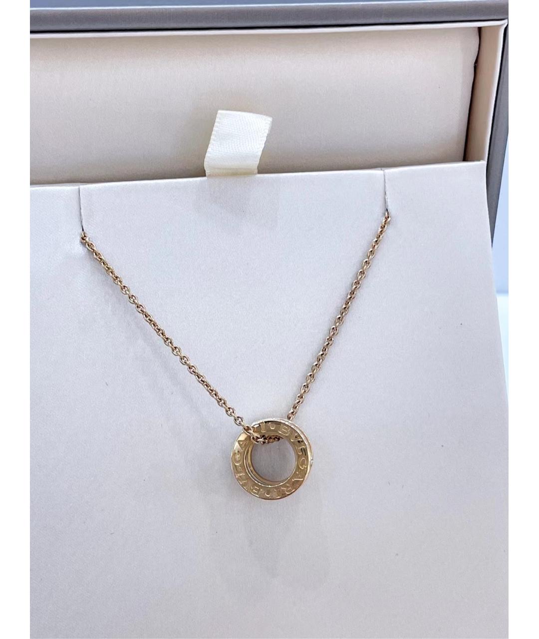 BVLGARI Белое колье из розового золота, фото 5