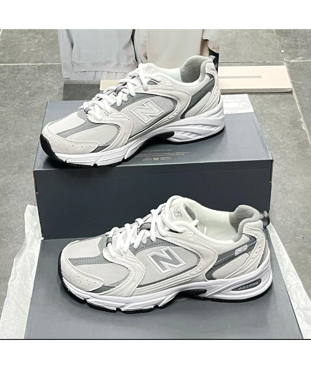 NEW BALANCE Серые кроссовки, фото 2