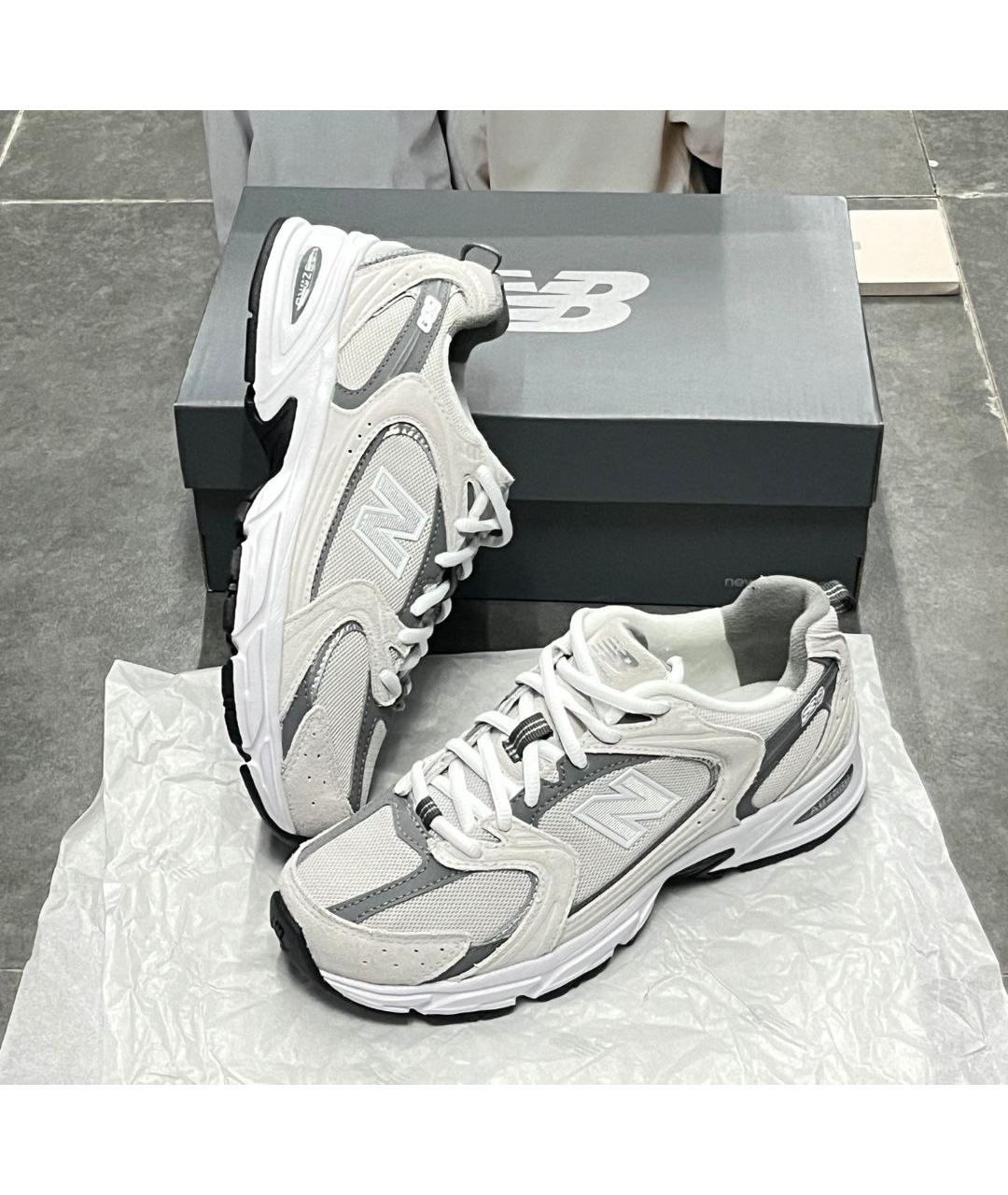 NEW BALANCE Серые кроссовки, фото 3