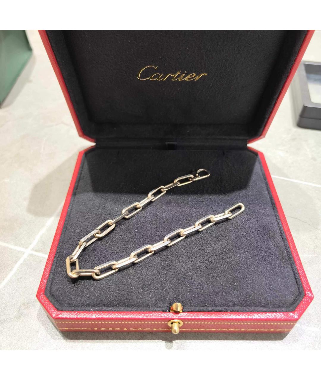CARTIER Серебрянный браслет из белого золота, фото 2