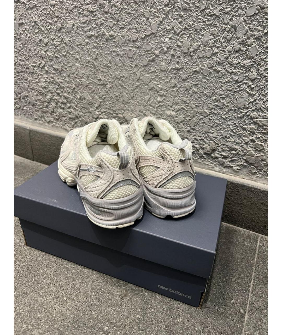 NEW BALANCE Бежевые кроссовки, фото 4