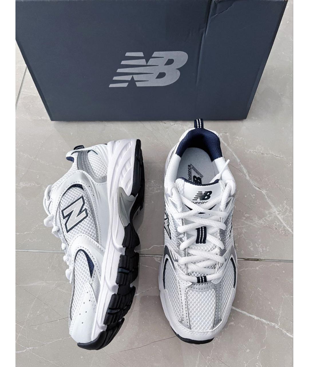 NEW BALANCE Серебряные низкие кроссовки / кеды, фото 5