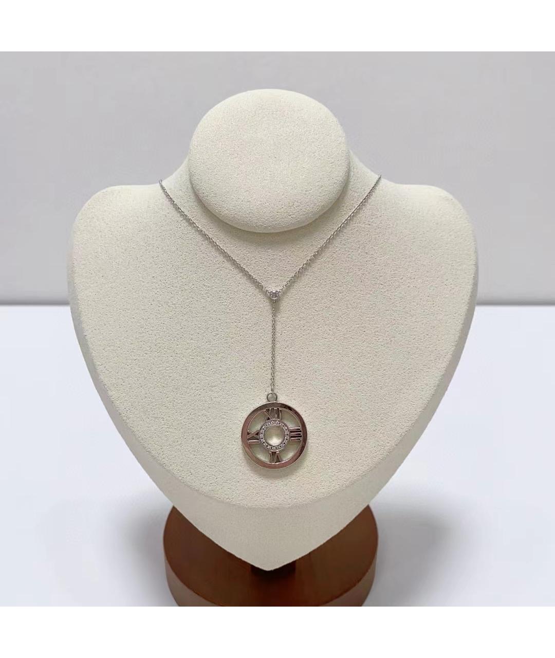 TIFFANY&CO Серебряное колье из белого золота, фото 3