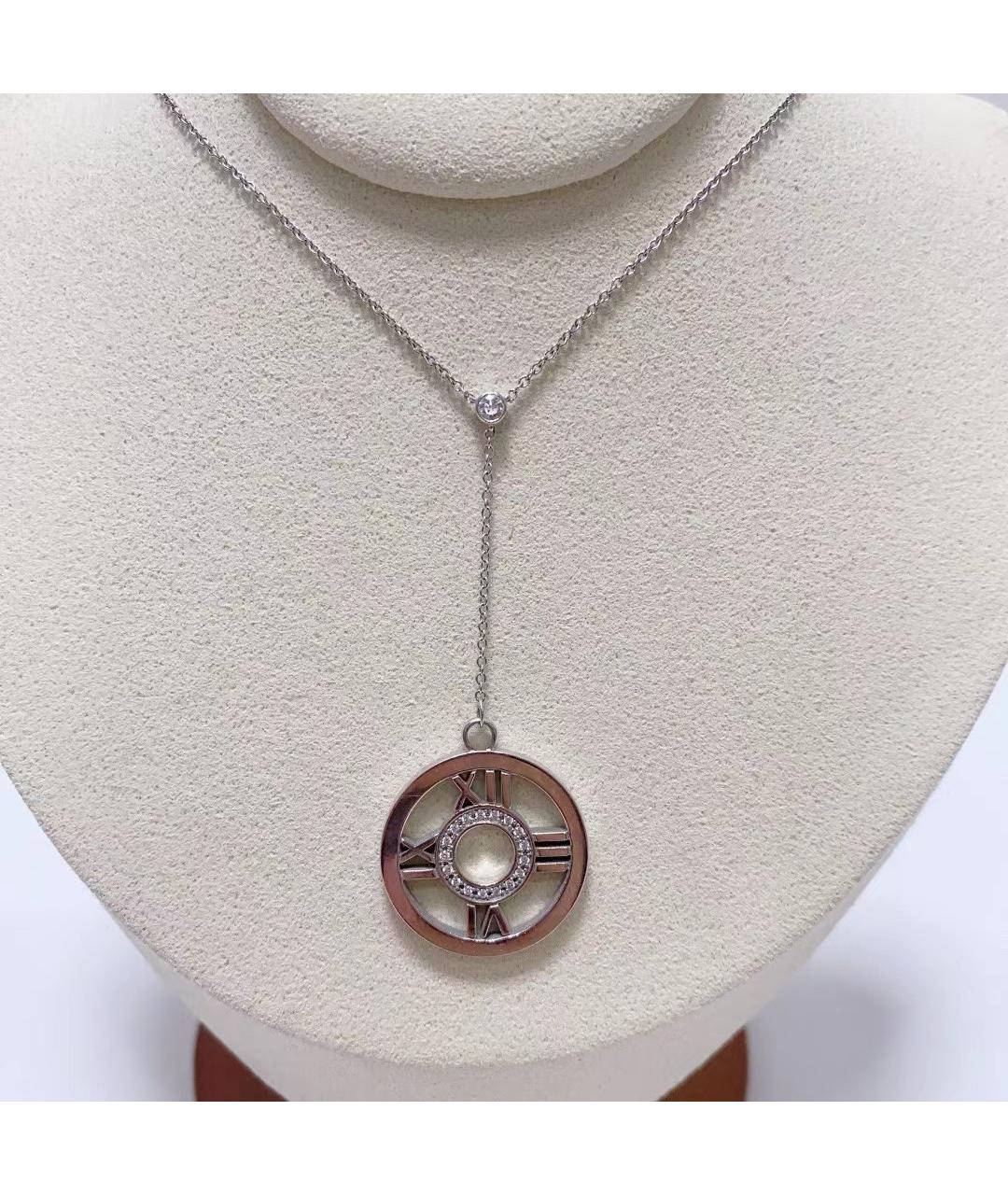 TIFFANY&CO Серебряное колье из белого золота, фото 2
