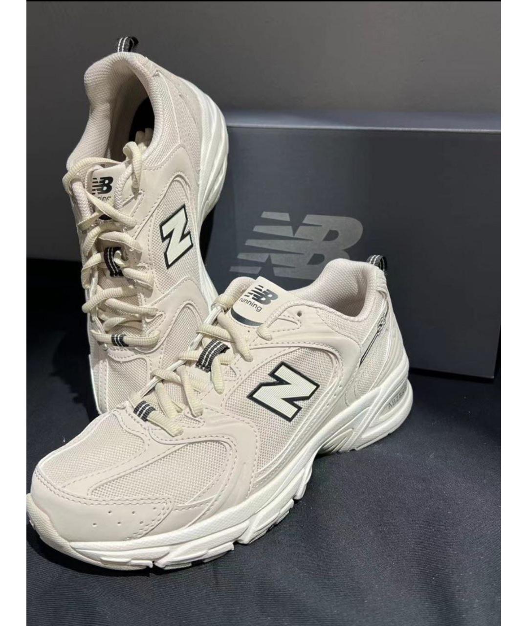 NEW BALANCE Бежевые низкие кроссовки / кеды, фото 6