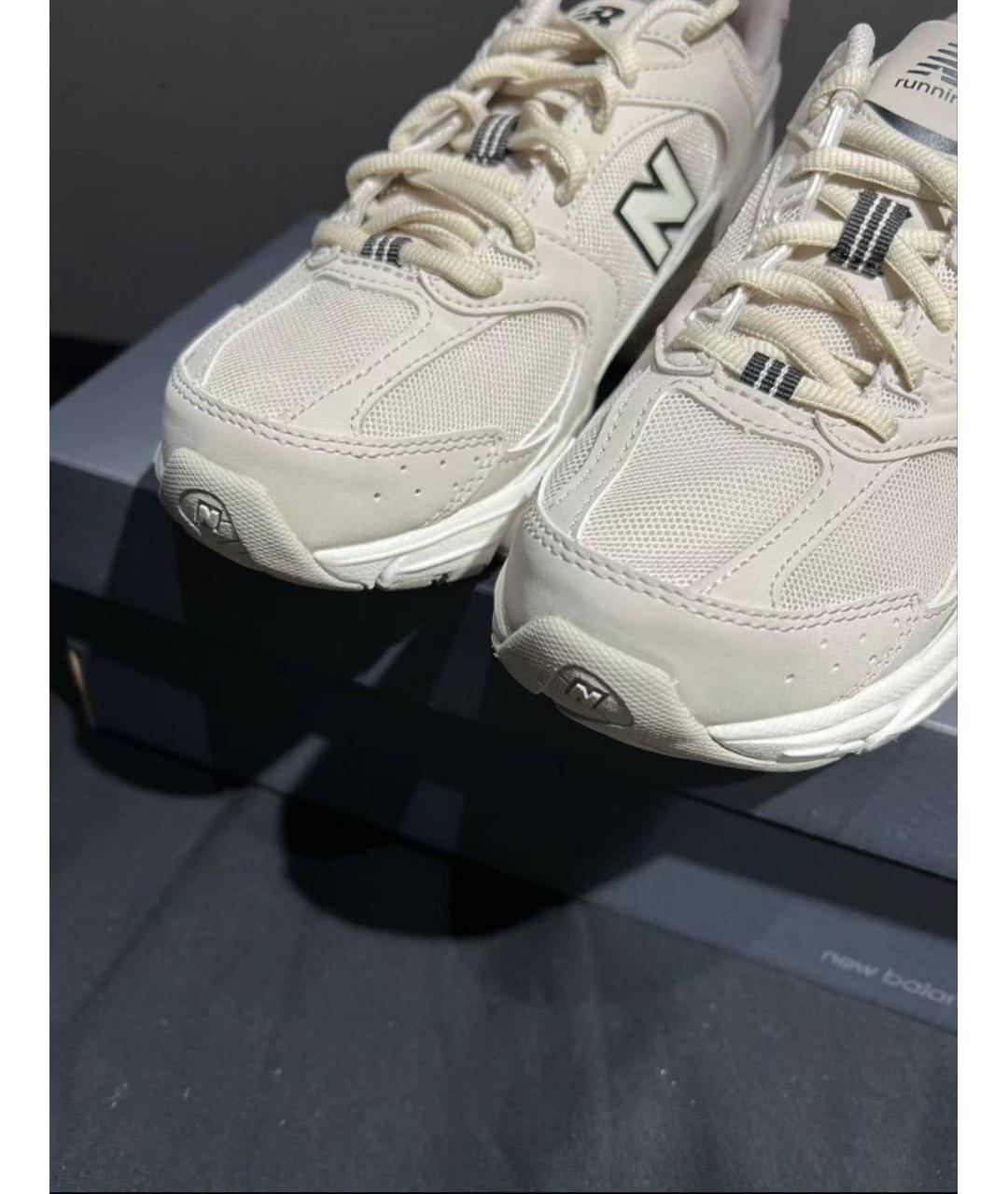NEW BALANCE Бежевые низкие кроссовки / кеды, фото 7