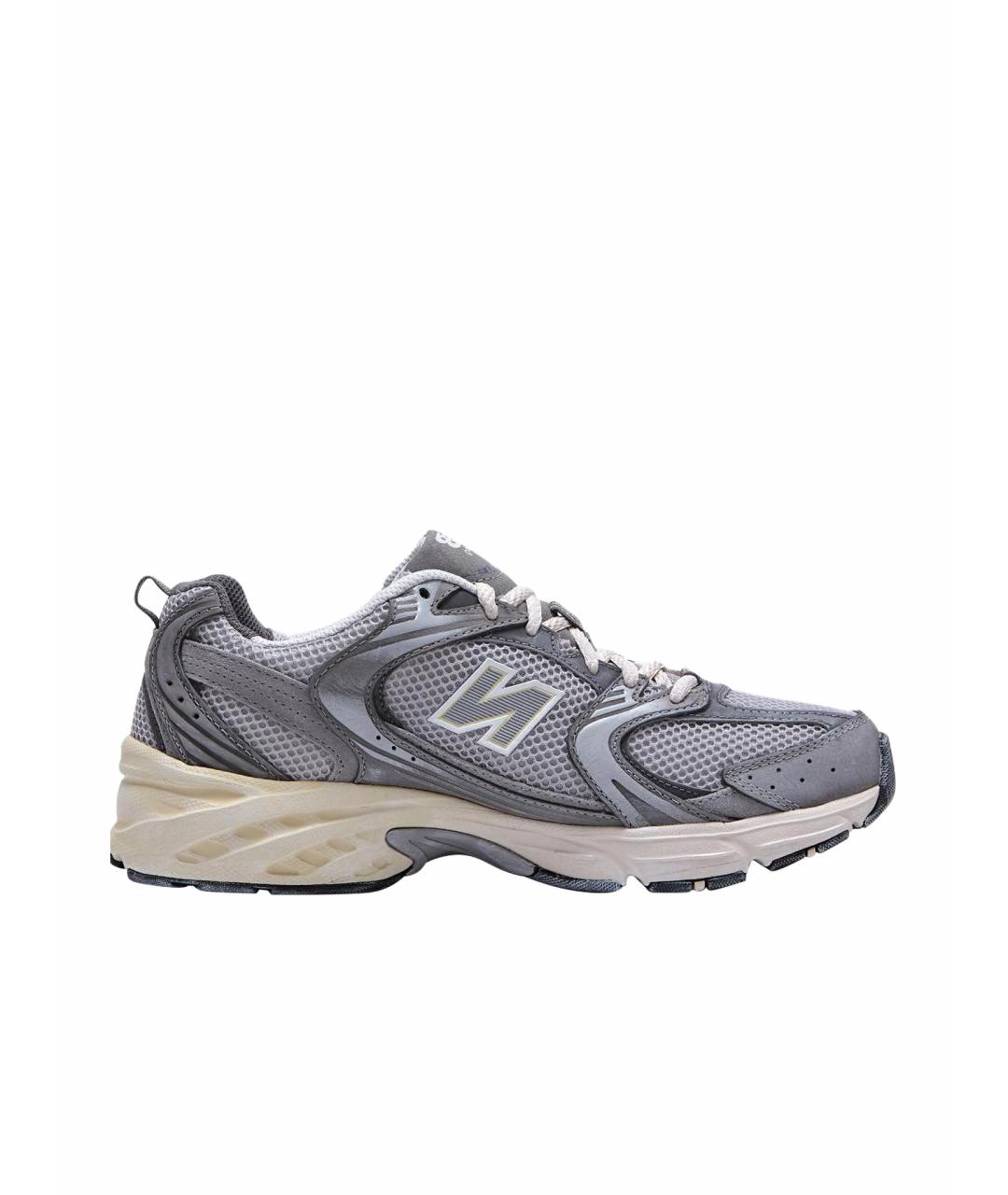 NEW BALANCE Серые низкие кроссовки / кеды, фото 1