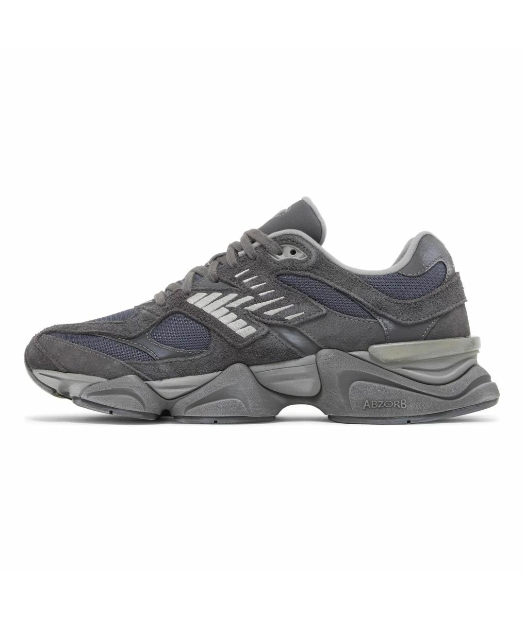 NEW BALANCE Антрацитовые бархатные кроссовки, фото 9