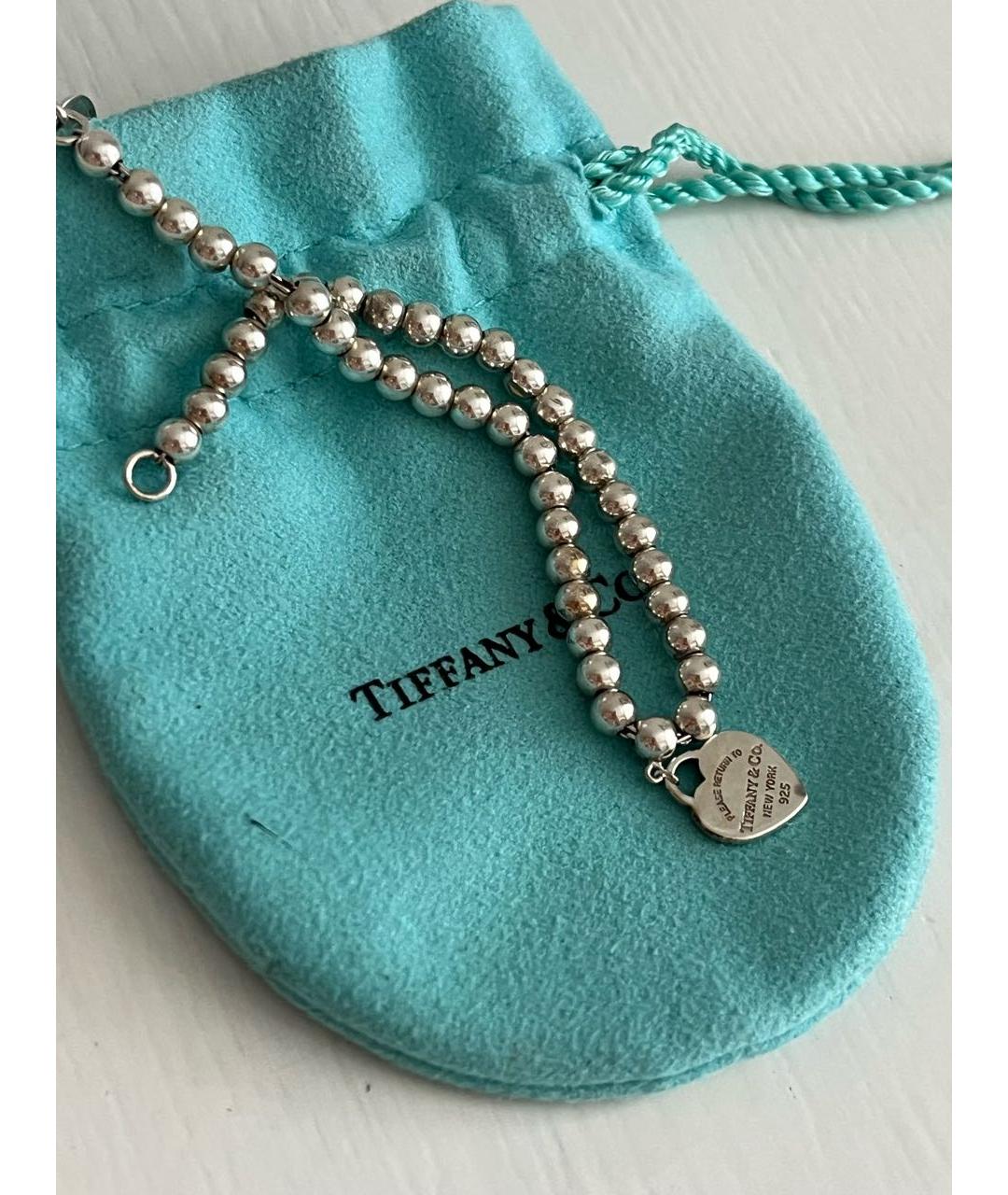 TIFFANY&CO Серебрянный серебряный браслет, фото 6
