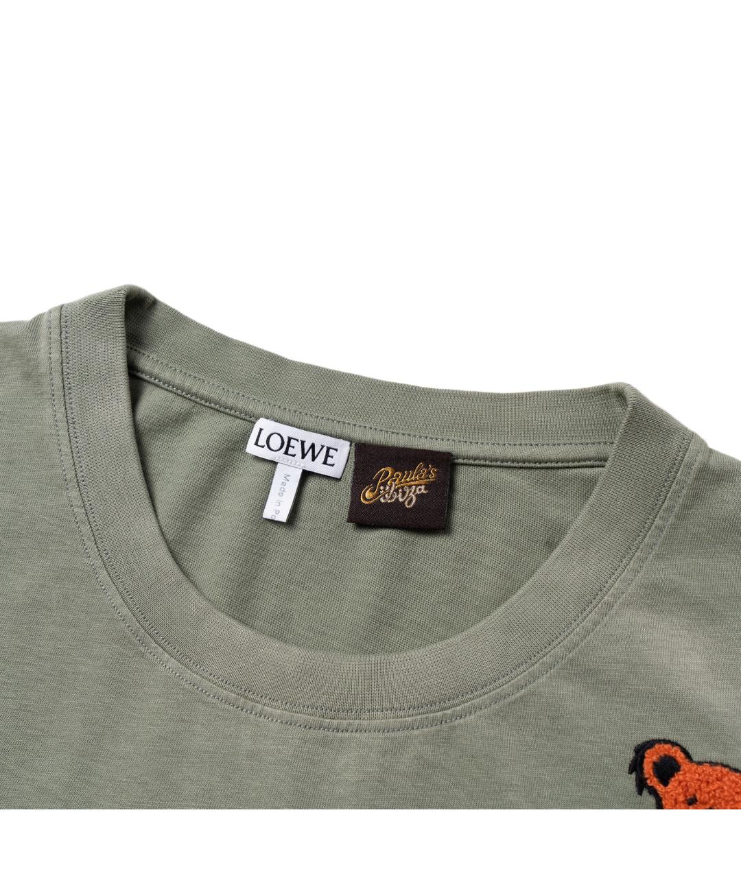 LOEWE Зеленая футболка, фото 3