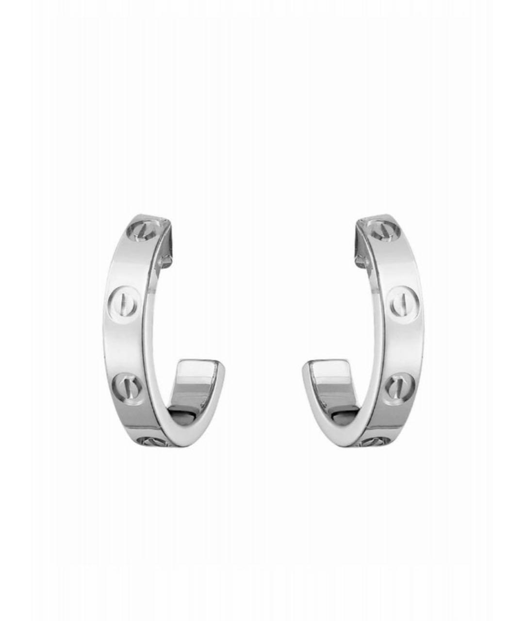 CARTIER Серьги из белого золота, фото 4