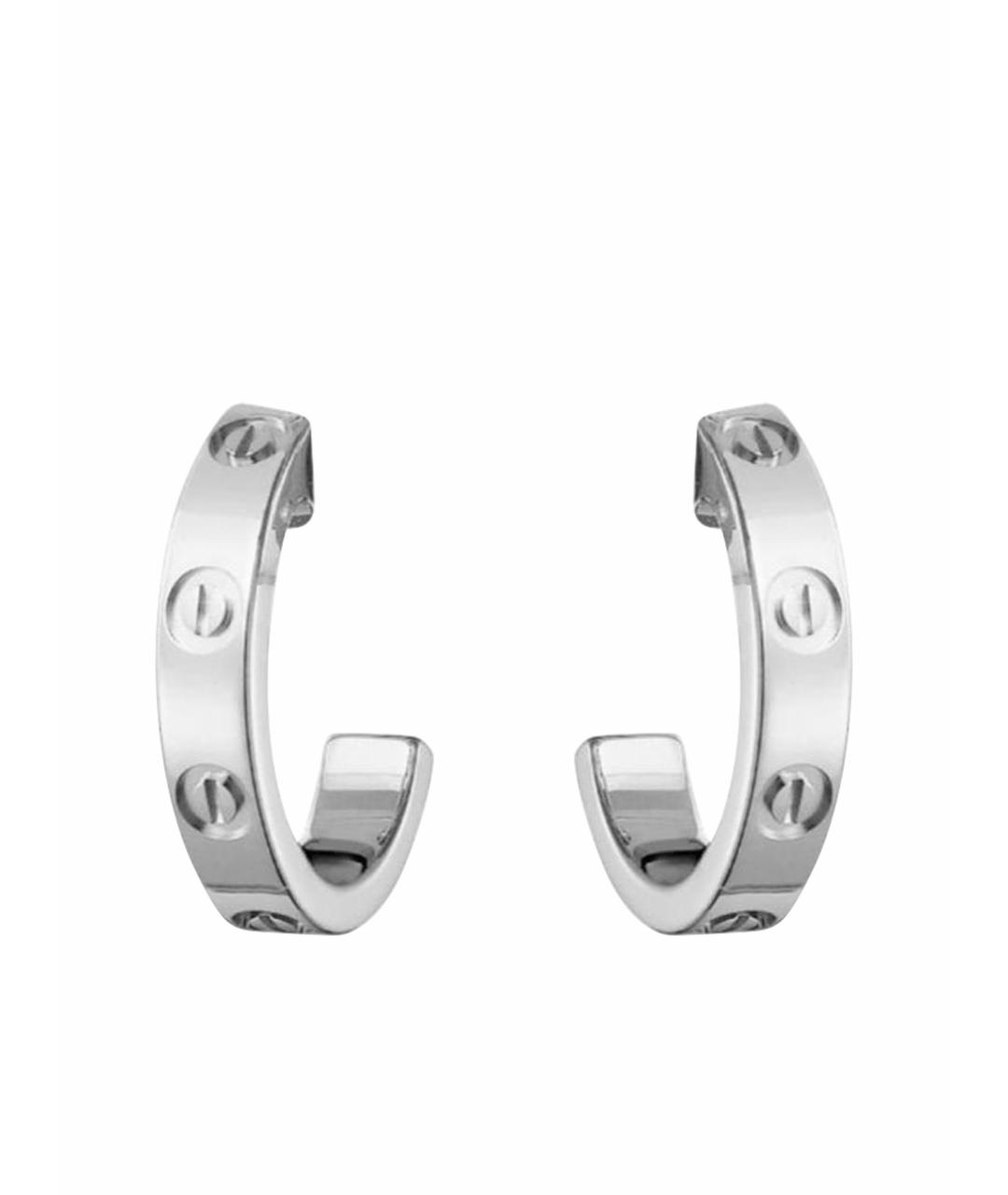 CARTIER Серьги из белого золота, фото 1