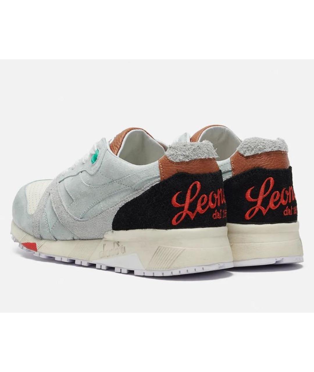 SAUCONY Голубые кожаные низкие кроссовки / кеды, фото 2