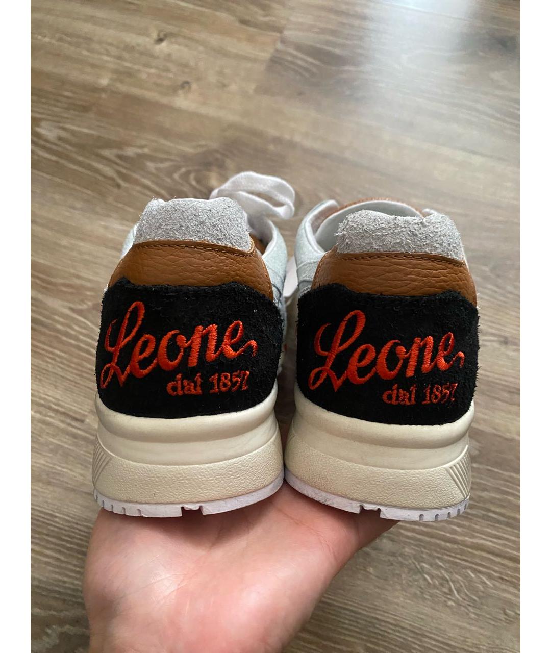 SAUCONY Голубые кожаные низкие кроссовки / кеды, фото 4