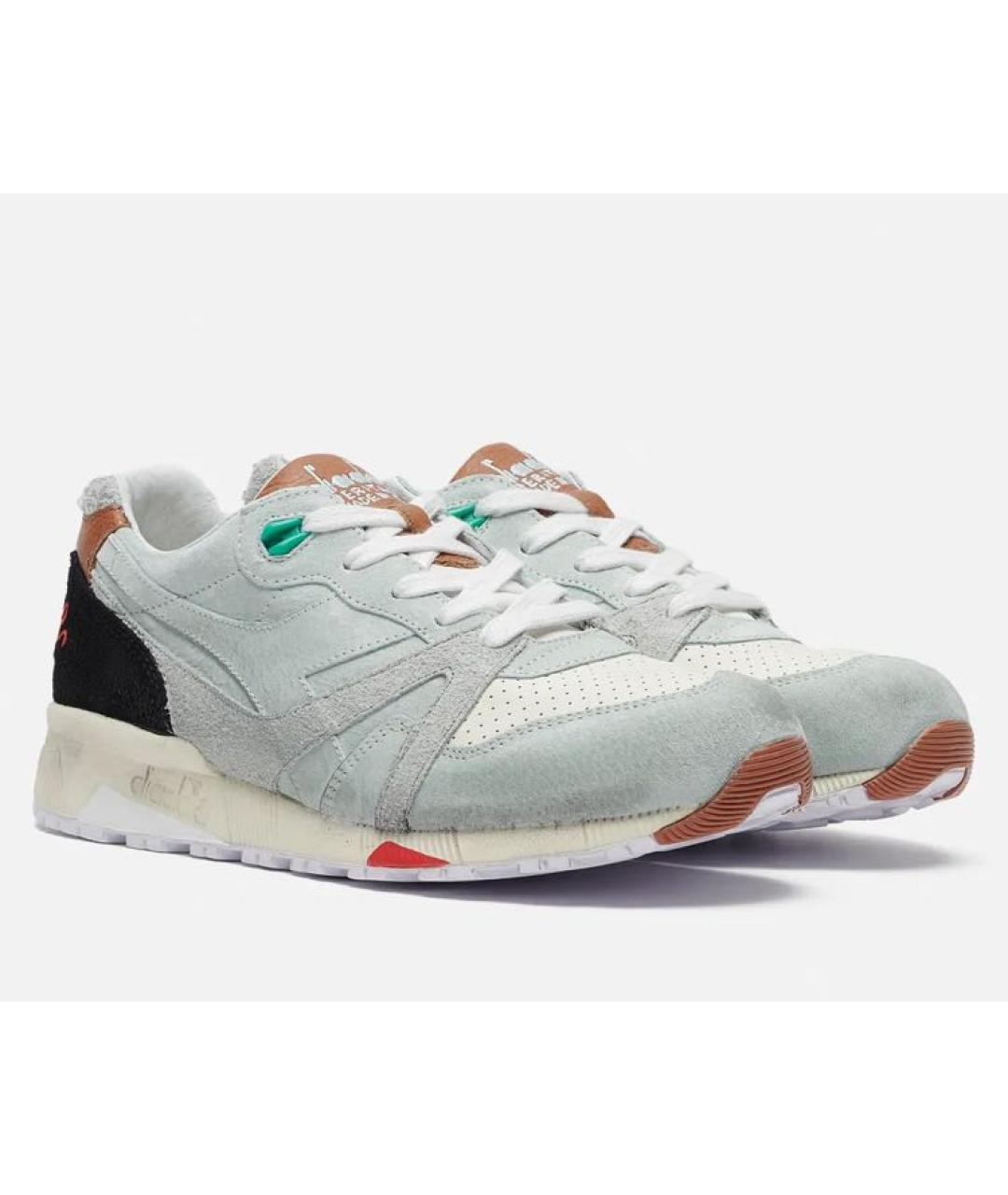 SAUCONY Голубые кожаные низкие кроссовки / кеды, фото 8