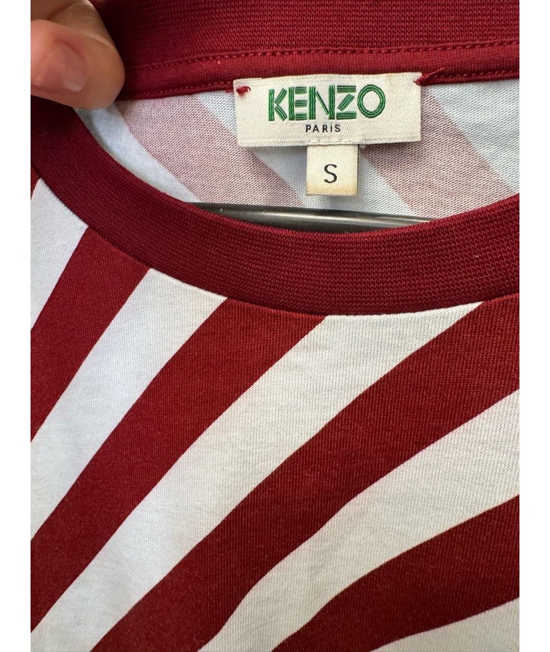 KENZO Хлопко-эластановая футболка, фото 2