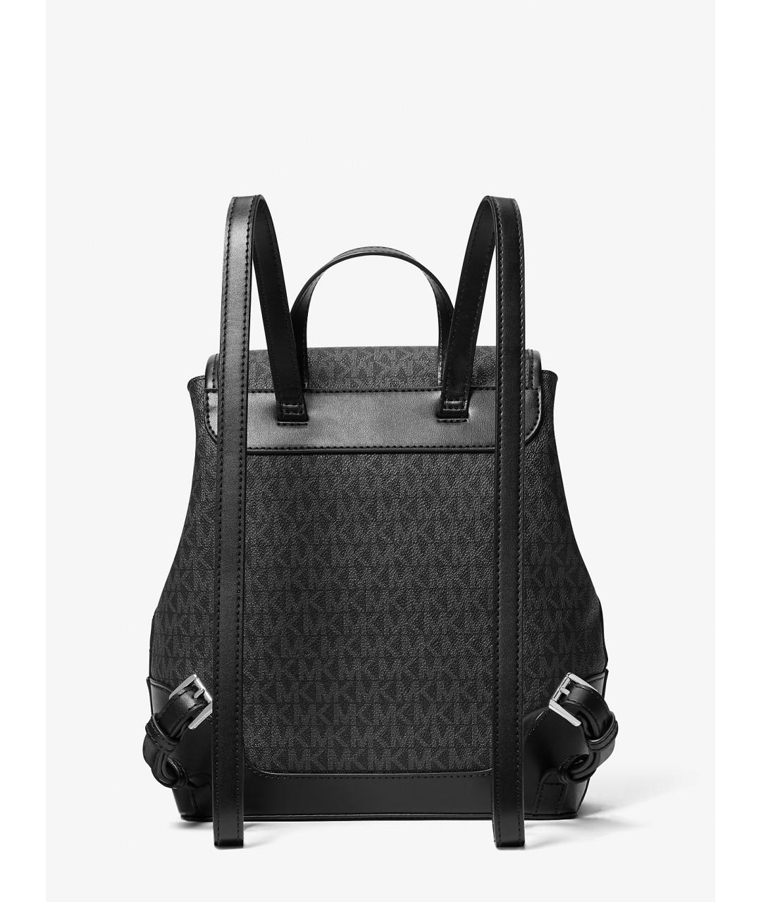 MICHAEL KORS Черный рюкзак из искусственной кожи, фото 2