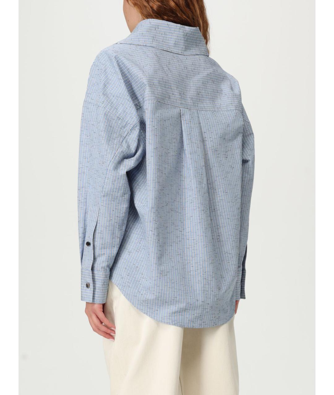 BOTTEGA VENETA Голубая рубашка, фото 4