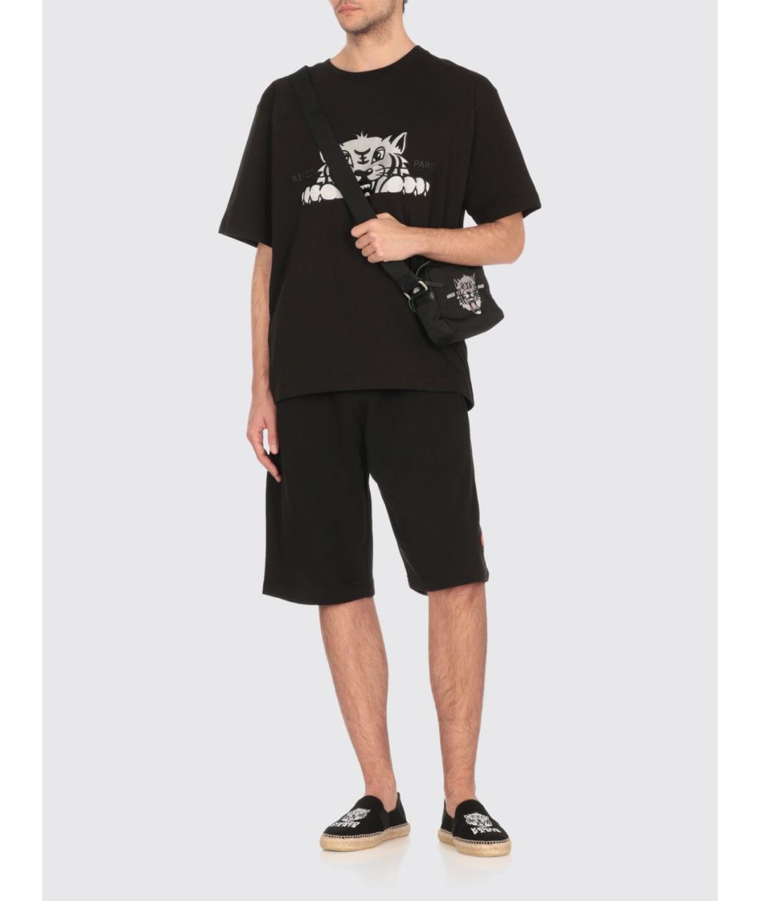 KENZO Черная футболка, фото 3