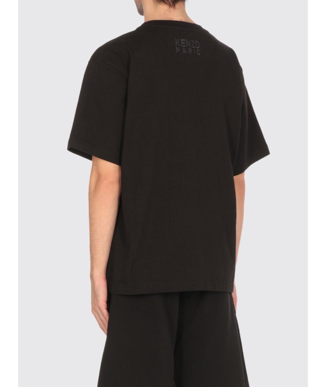 KENZO Черная футболка, фото 4