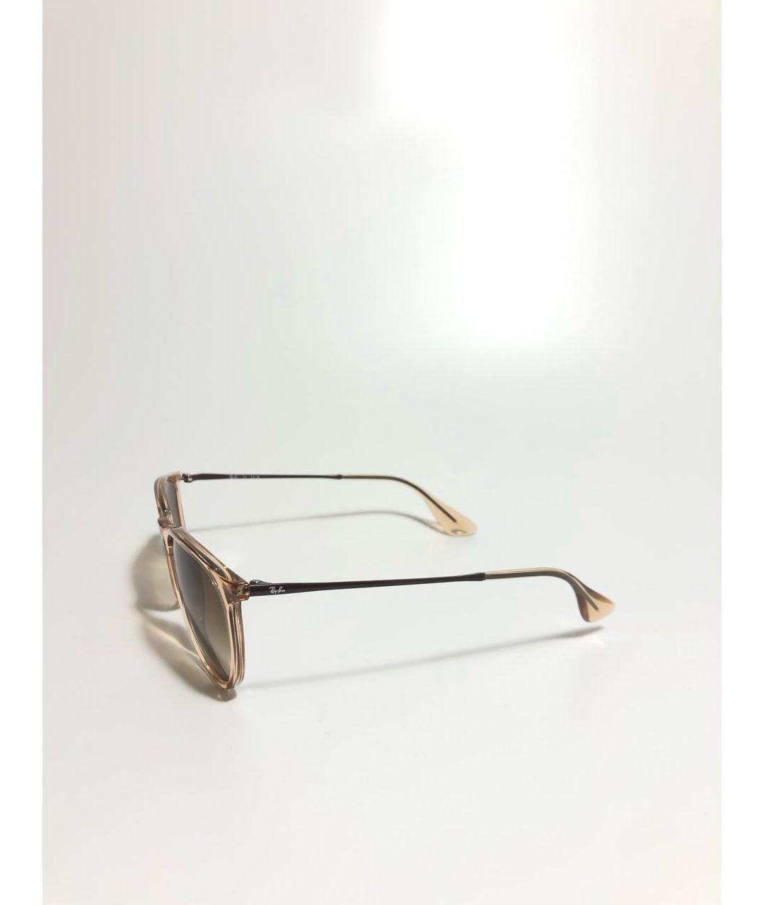 RAY BAN Коричневые солнцезащитные очки, фото 2