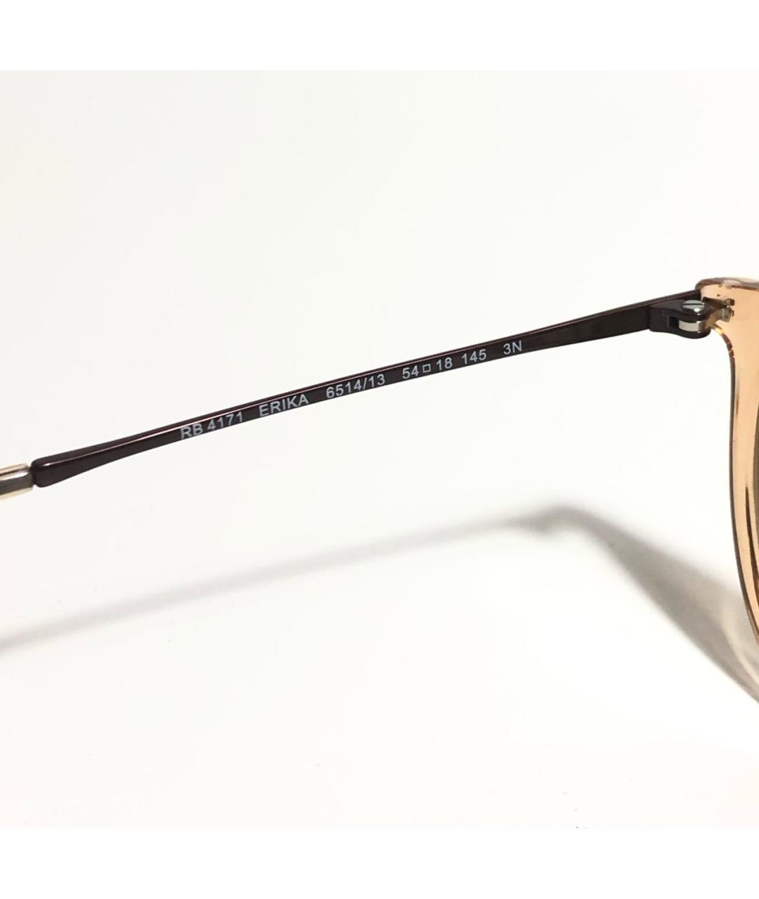 RAY BAN Коричневые солнцезащитные очки, фото 4