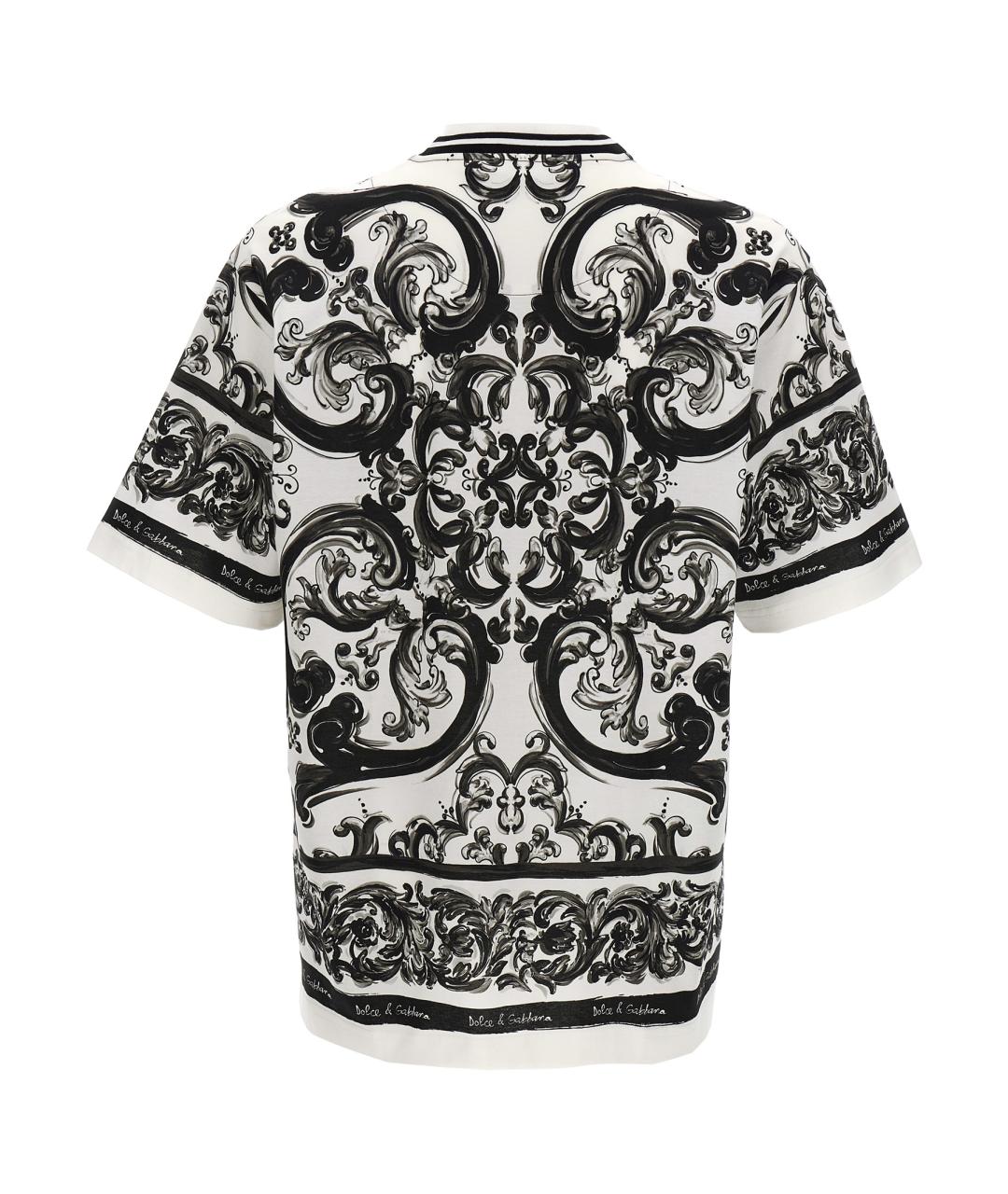 DOLCE&GABBANA Мульти хлопковая футболка, фото 2