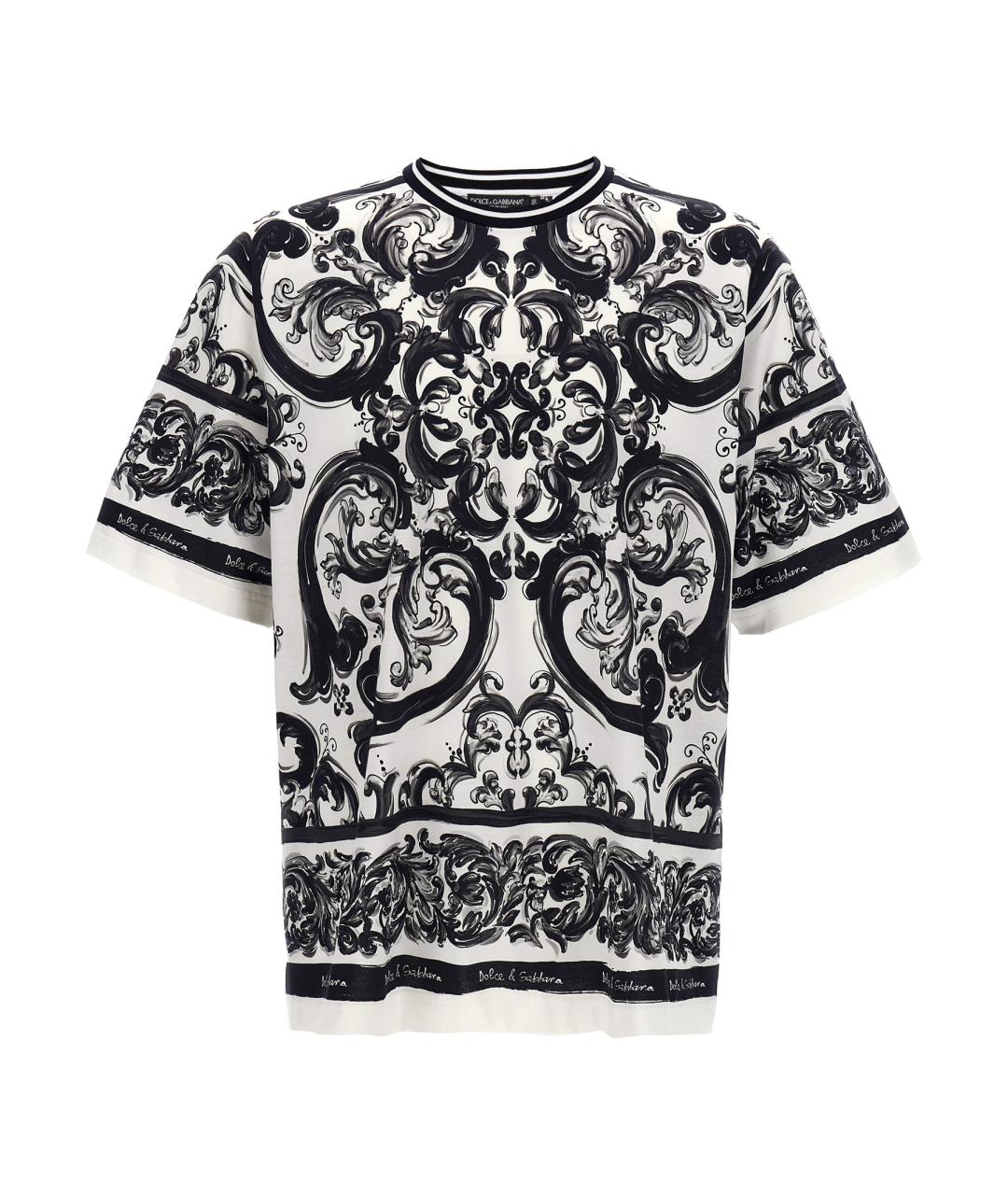 DOLCE&GABBANA Мульти хлопковая футболка, фото 1