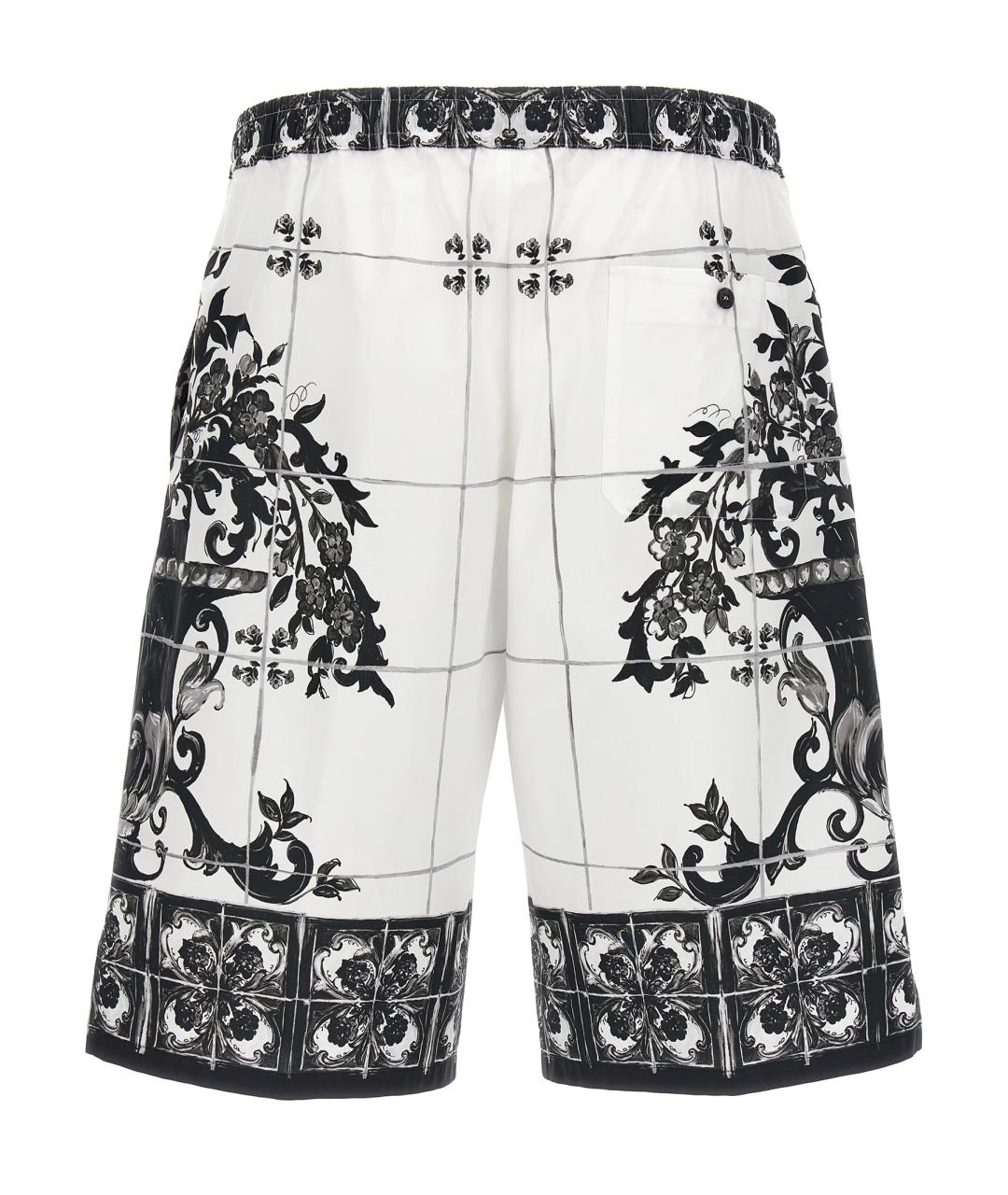 DOLCE&GABBANA Мульти хлопковые шорты, фото 2