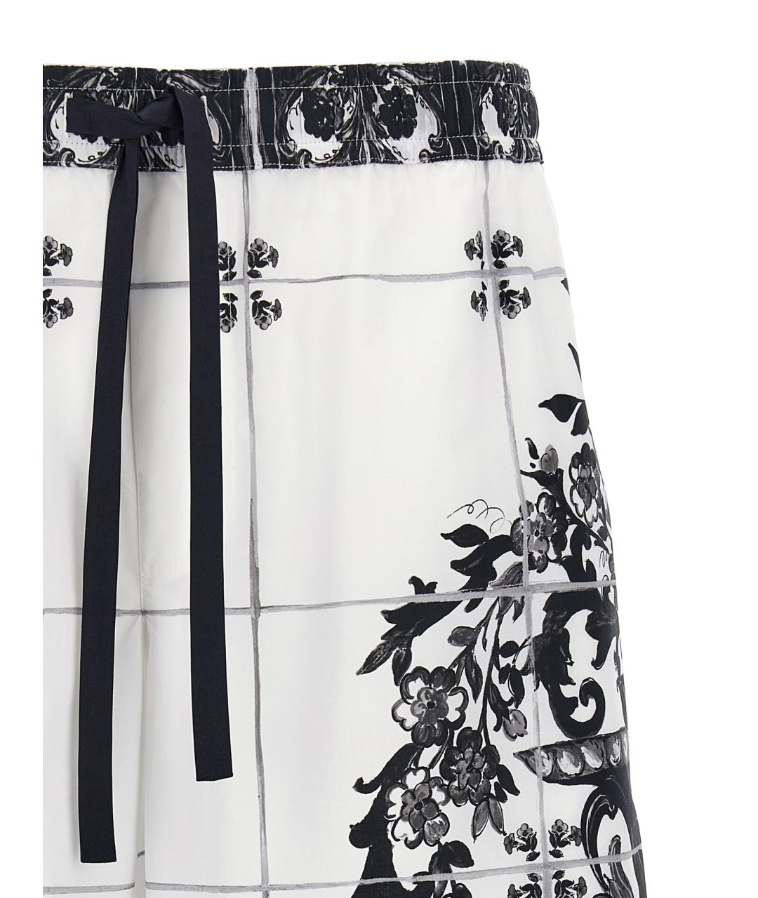 DOLCE&GABBANA Мульти хлопковые шорты, фото 3
