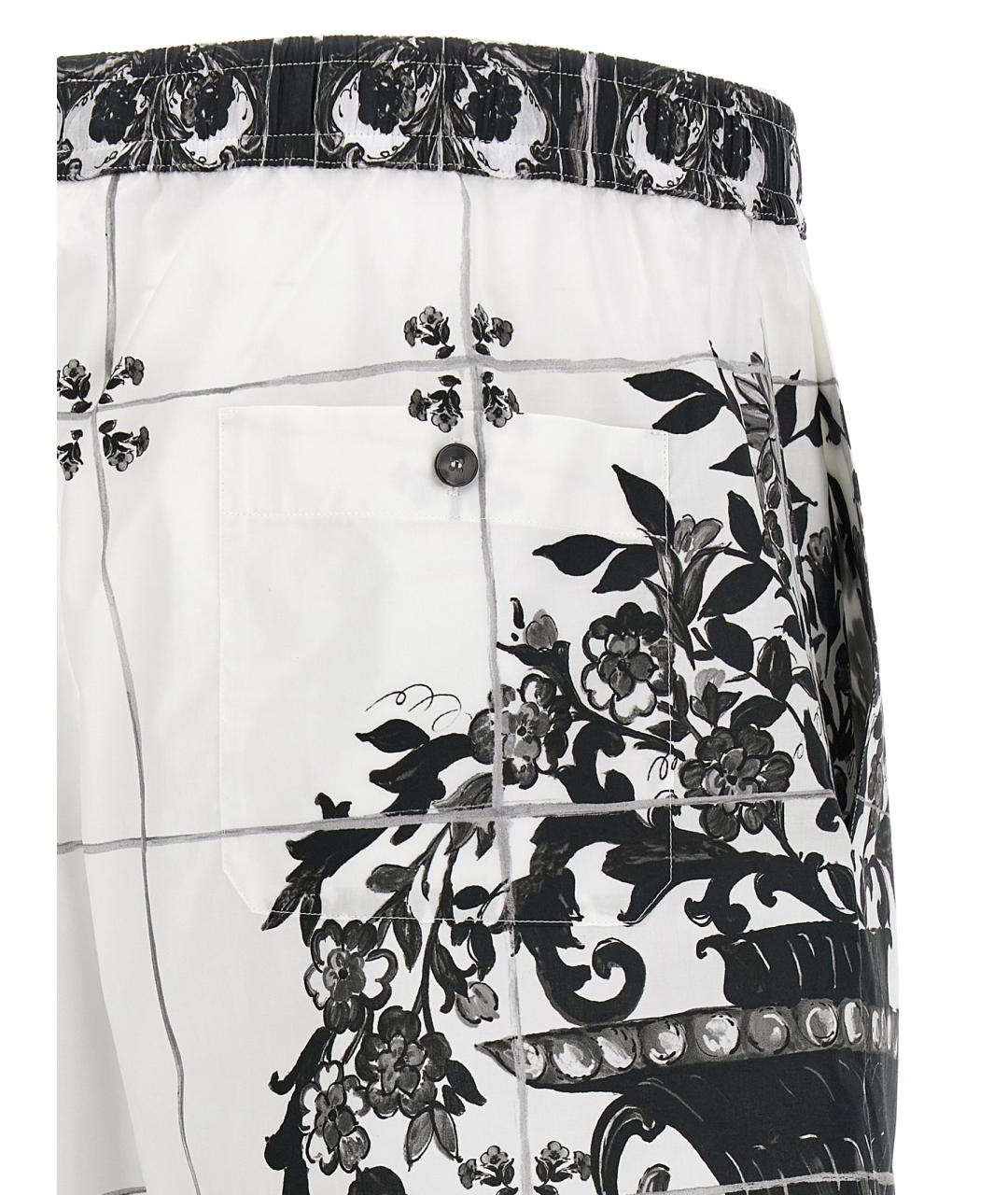 DOLCE&GABBANA Мульти хлопковые шорты, фото 4