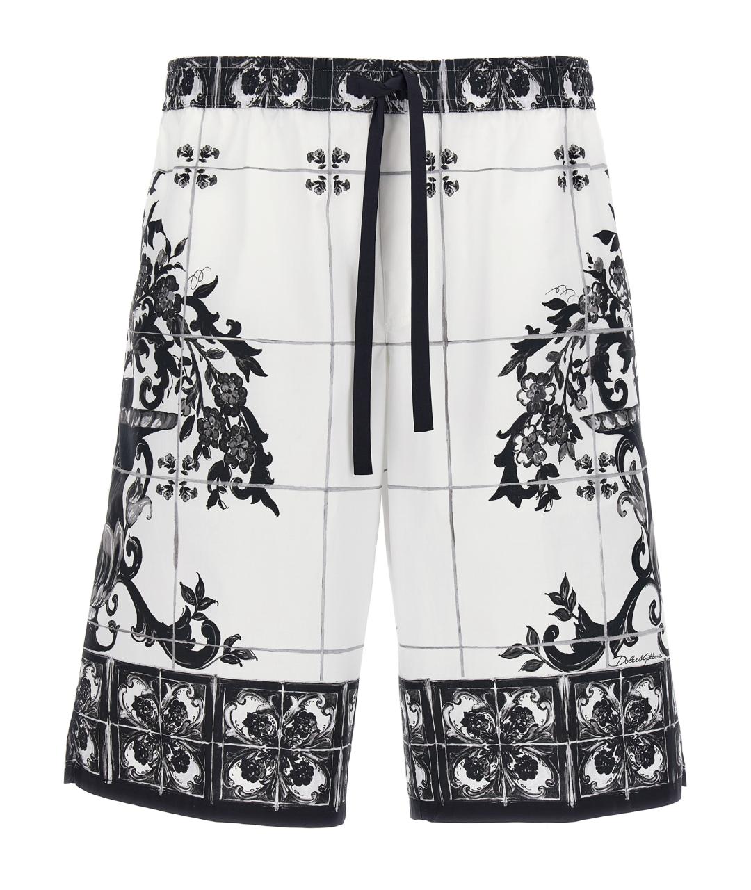 DOLCE&GABBANA Мульти хлопковые шорты, фото 1
