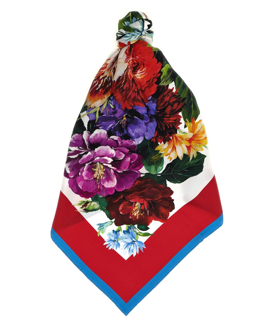 DOLCE&GABBANA Мульти шелковый платок, фото 1