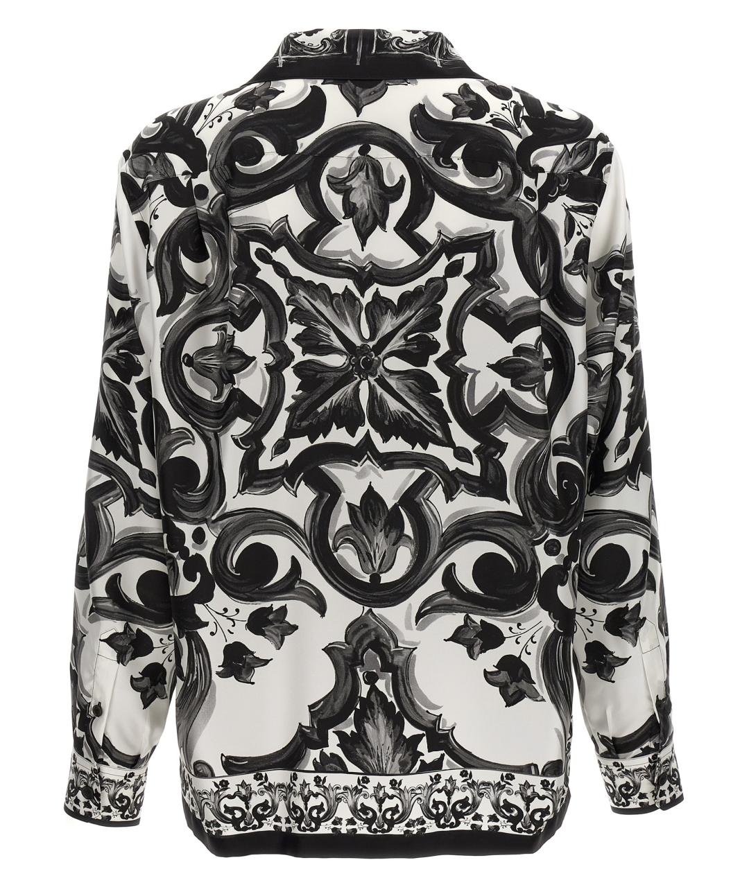 DOLCE&GABBANA Мульти шелковая кэжуал рубашка, фото 2