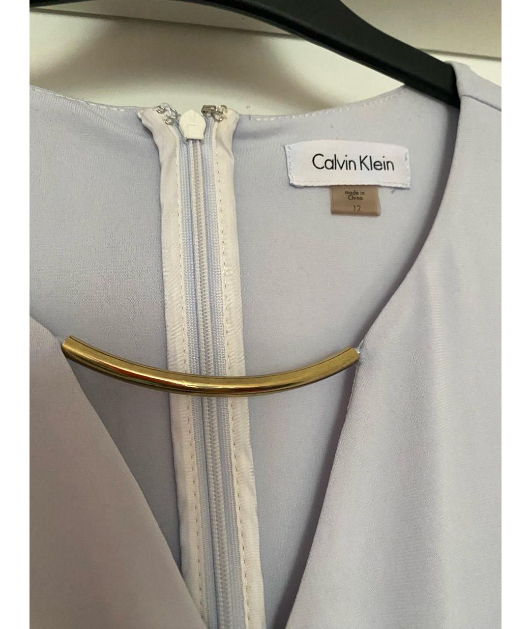 CALVIN KLEIN Черный полиэстеровый комбинезон, фото 3