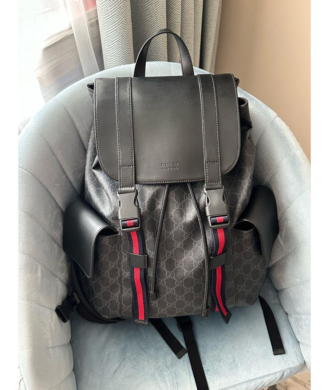 GUCCI Черный рюкзак, фото 6