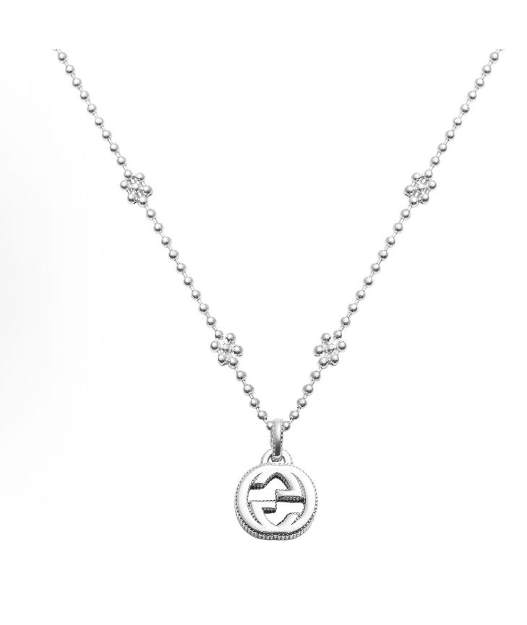 GUCCI Серебряная серебряная подвеска, фото 2