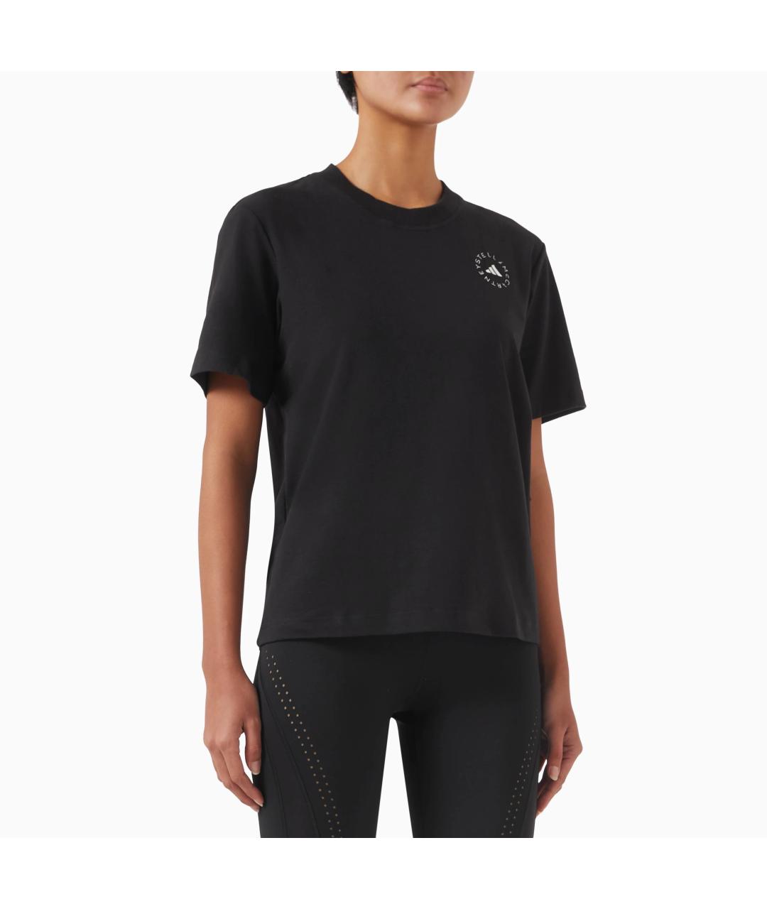 ADIDAS BY STELLA MCCARTNEY Черная футболка, фото 3