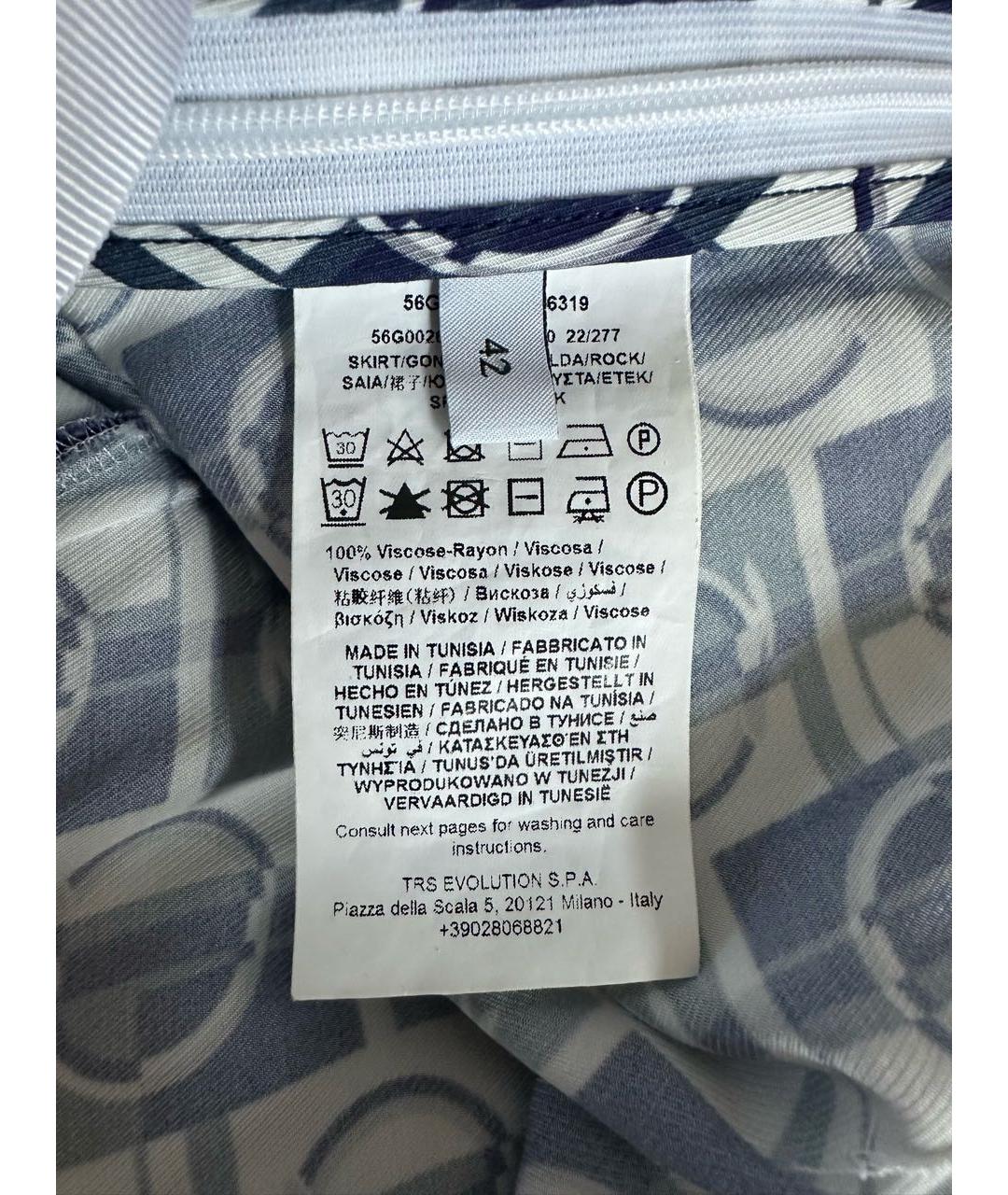 TRUSSARDI Мульти юбка миди, фото 3