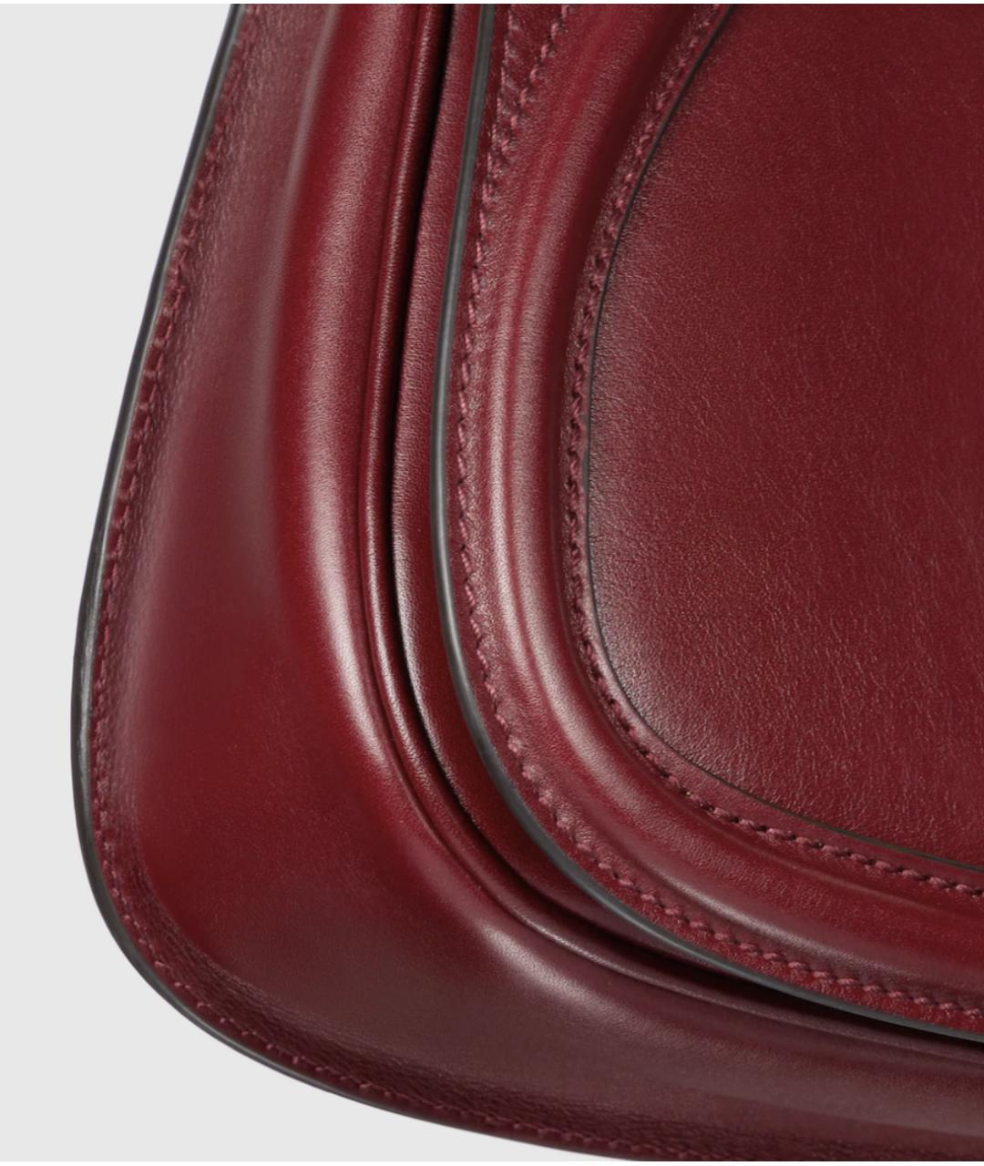 GUCCI Красная кожаная сумка через плечо, фото 4
