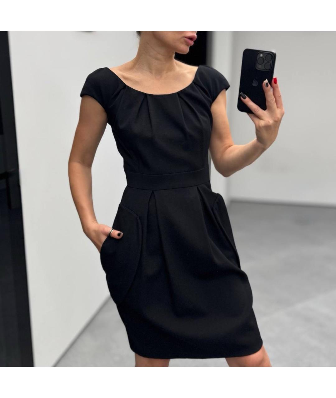 CHRISTIAN DIOR Черное платье, фото 2