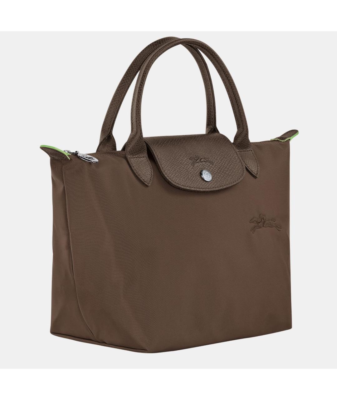 LONGCHAMP Коричневая кожаная сумка тоут, фото 2