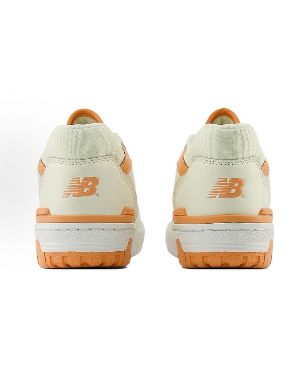 NEW BALANCE Бежевые кожаные кроссовки, фото 5