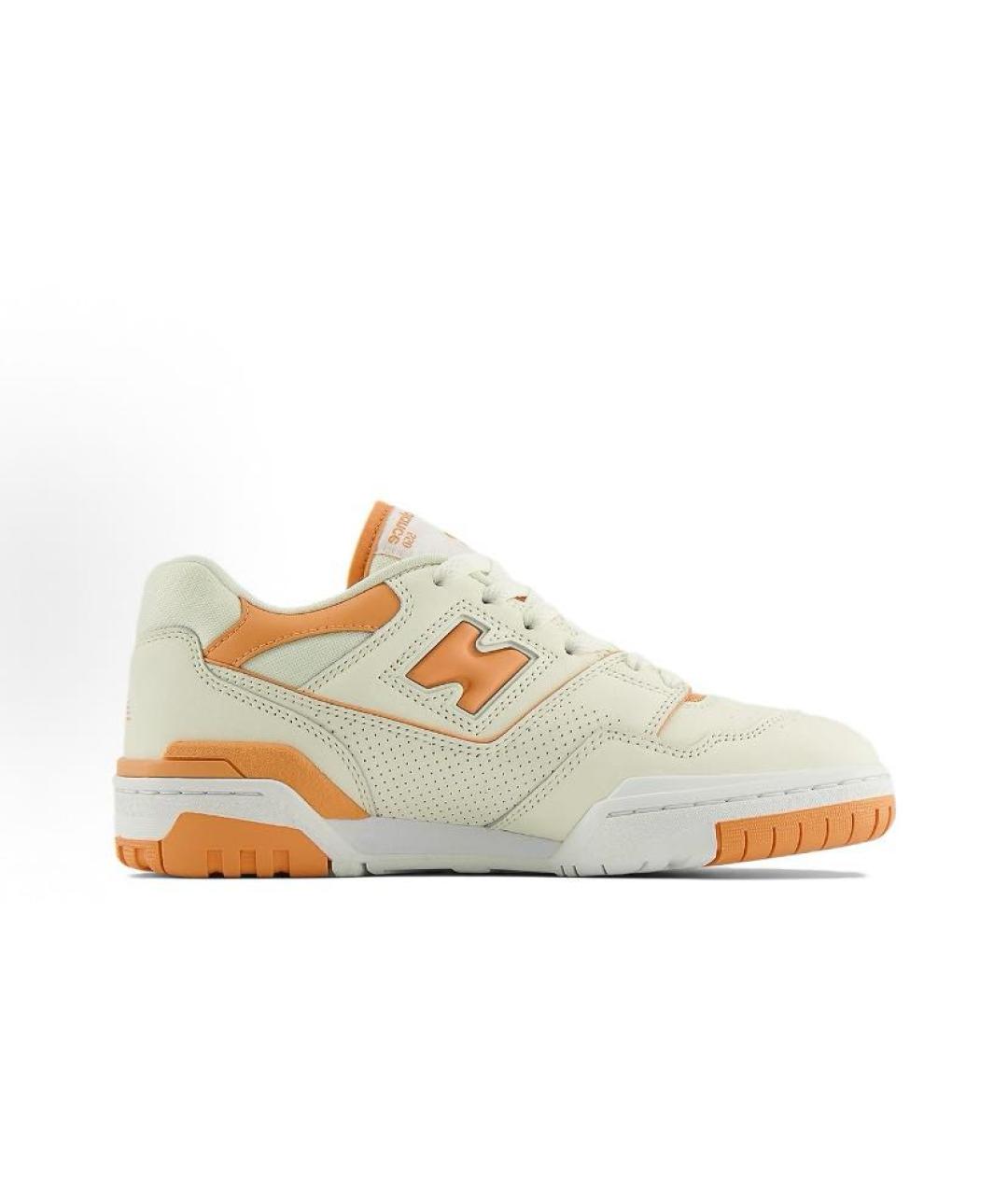 NEW BALANCE Бежевые кожаные кроссовки, фото 3