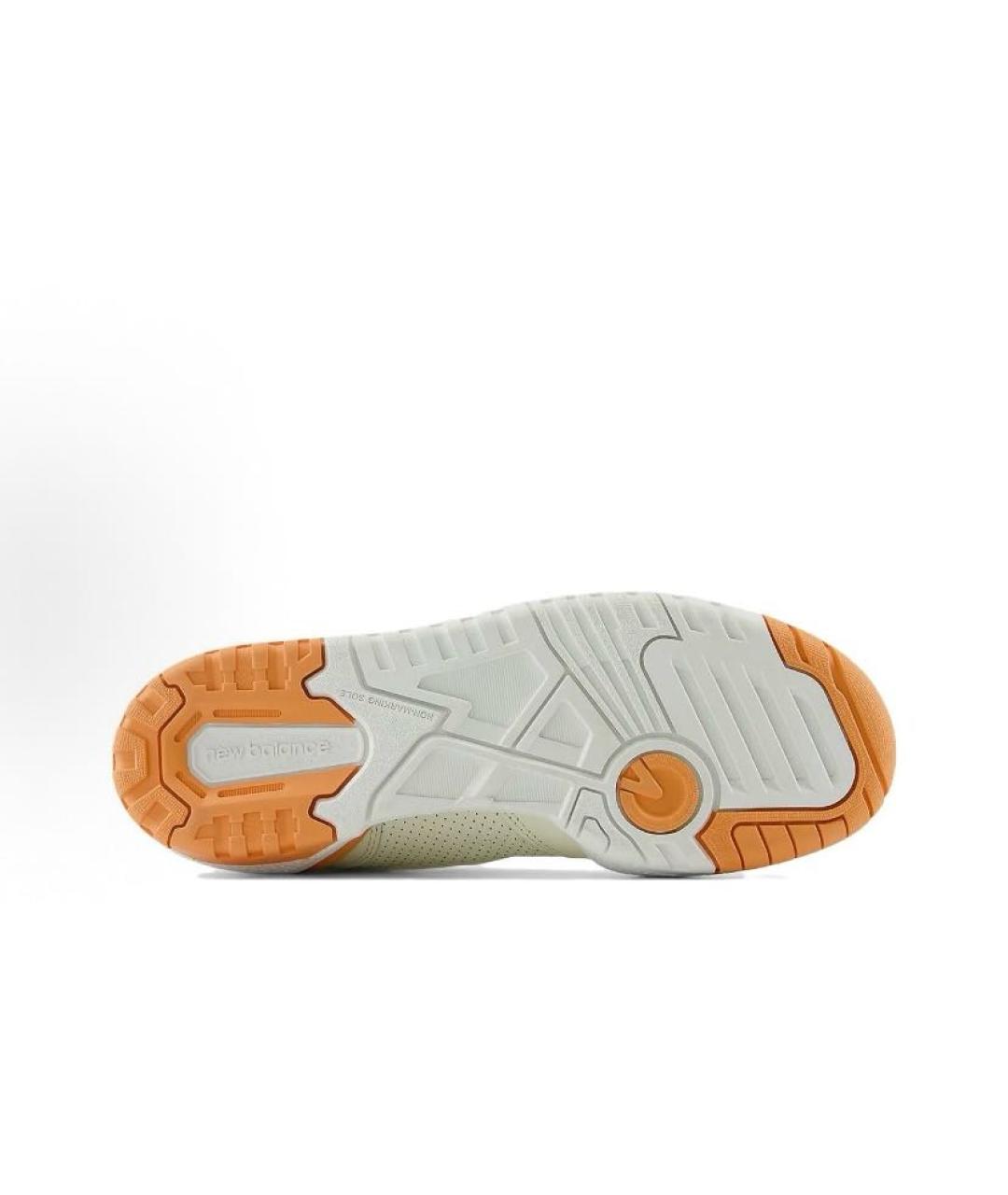 NEW BALANCE Бежевые кожаные кроссовки, фото 6