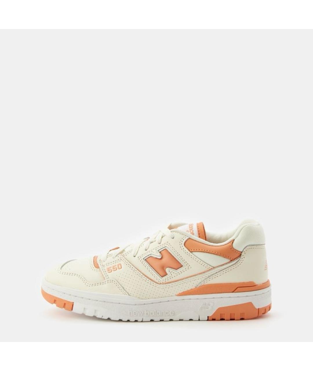 NEW BALANCE Бежевые кожаные кроссовки, фото 2